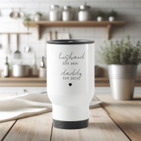 Custom Husband & Daddy EST Year Geschenk