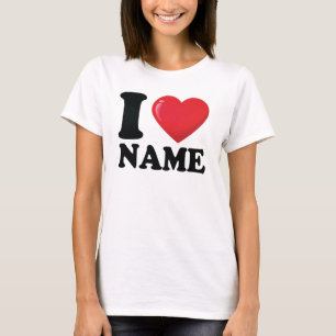 Custom I Heart Shirt, I Liebe T - Shirt