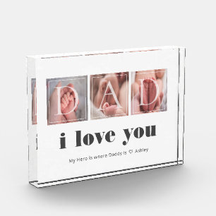 Custom I Love You Dad Bloc photo