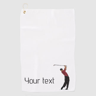 Custom Iconic Logo Golf Club Handtuch