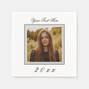 Custom Image Foto Geburtstag Napkins Serviette
