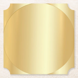 Custom Imitats Gold Modern Glamour Blank Elegant Untersetzer