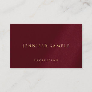 Custom Imitats Gold Text Luxus Premium Linen Visitenkarte