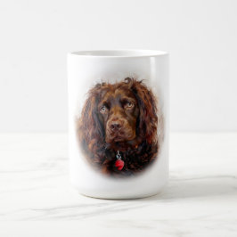 Custom Impressionist Boykin Spaniel Portrait Mug Kaffeetasse
