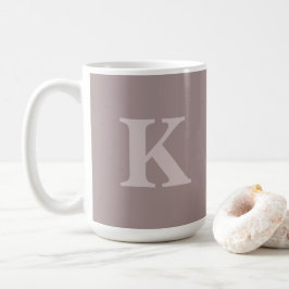 Custom Initial Cozy Coffee Tea Mug Kaffeetasse