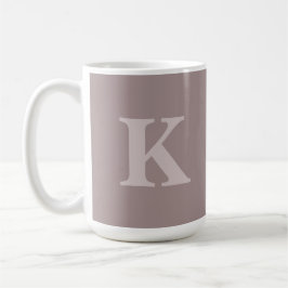 Custom Initial Cozy Coffee Tea Mug Kaffeetasse
