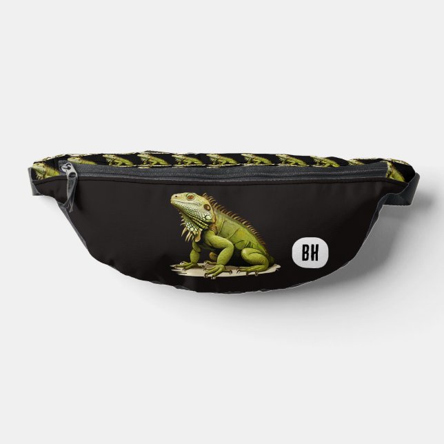 Custom Initials Pet Iguana Bauchtasche (Ablage )