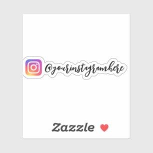 Custom Instagram Calligrafy Sticker