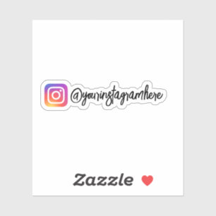 Custom Instagram Social Media Sticker