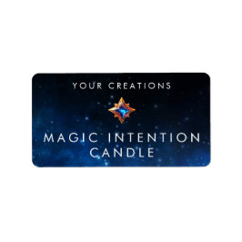 Custom Intention Candle Sticker Labels Adressaufkleber