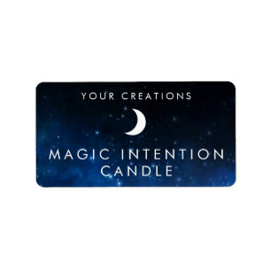 Custom Intention Candle Sticker Labels Adressaufkleber