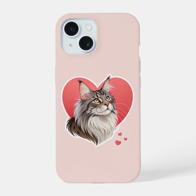 Custom Inuit Art Iphone 15 Fall Nunavut Kanada Hülle (Rückseite)