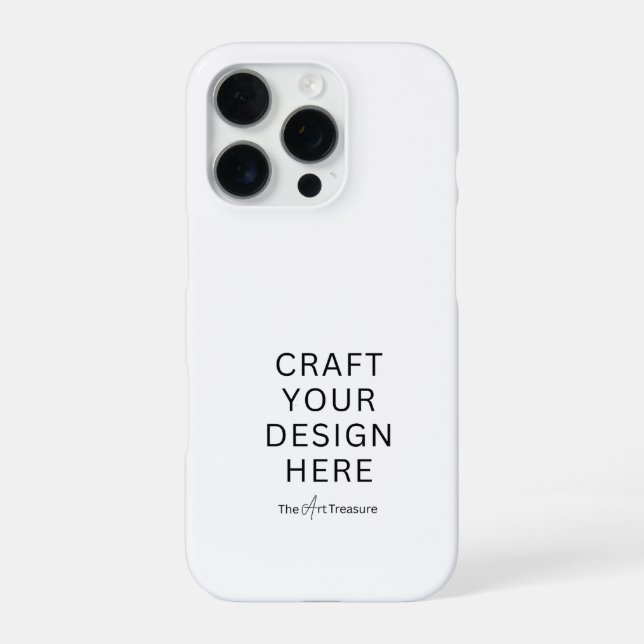 Custom iPhone Case – Personalize with Your Design 16 Pro Hülle (Rückseite)