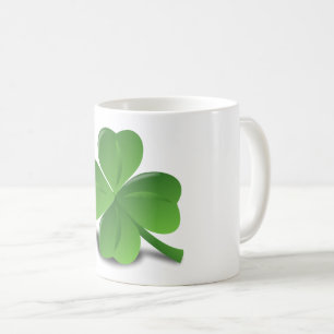Custom Irish Lucky Kleeblatt Happy St Patrick Tass Kaffeetasse