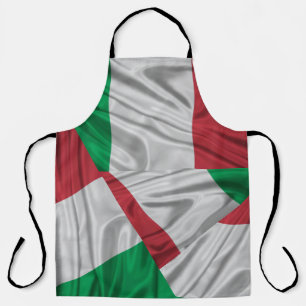 Custom ITALY ITALIAN FLAG Collage Große Schürze