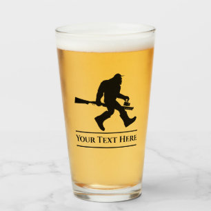 Custom Jagd Sasquatch Funny Beer Glass Tumblr Glas