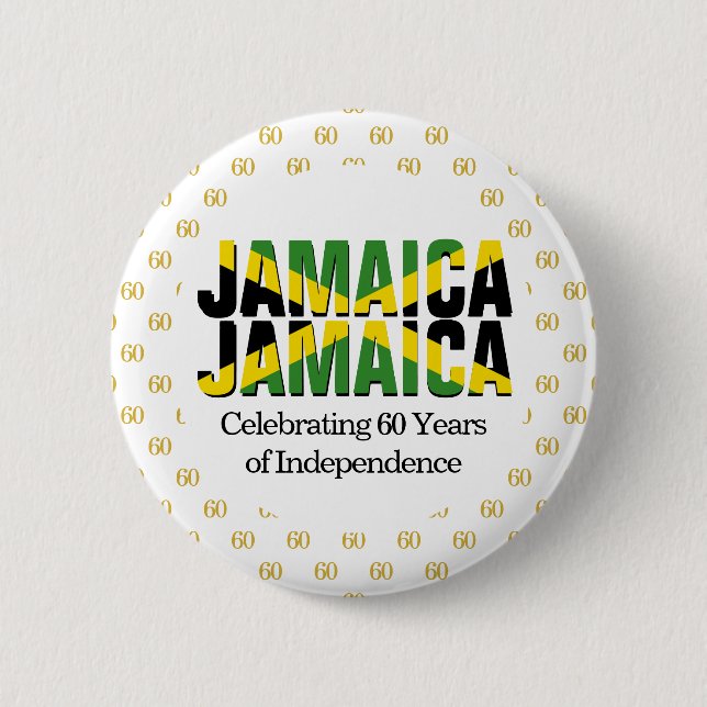 Custom JAMAICA 60. Button (Vorderseite)