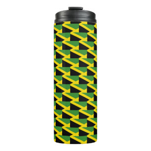 Custom Jamaica Flag Thermosbecher