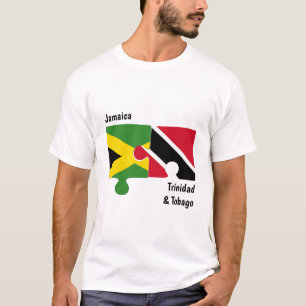 Custom Jamaica Trinidad  T-Shirt