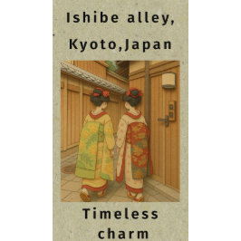 Custom Japan Travel Landscape Ästhetik Geisha Fotodruck