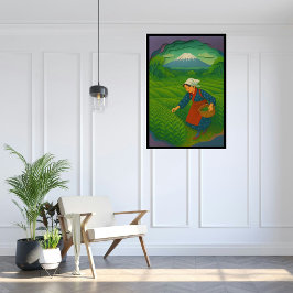 Custom Japan Travel Landschaft Ästhetik Mt.Fuji Poster