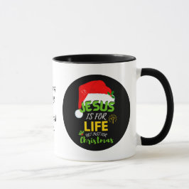Custom JESUS ist nicht nur zu Weihnachten ein Lebe Tasse