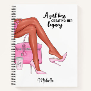Custom Journal, Personalisiert Black Girl Notebook Notizbuch
