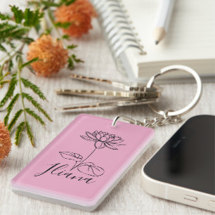 Custom Juillet Eau Lily Cadeau Fleur de naissance