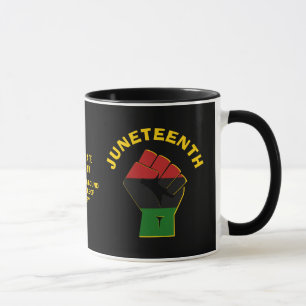 Custom JUNETEENTH Celebrate Freedom Tasse