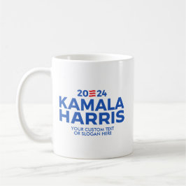 Custom Kamala Harris 2024 Kaffeetasse