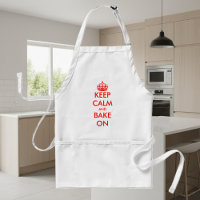Custom Keep Calm apron | Customizable template