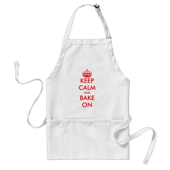 Custom Keep Calm apron | Customizable template Schürze (Vorne)