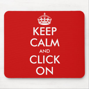 Custom Keep Calm Mousepad   Customizable template