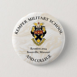 Custom Kemper Militärakademie und Uni Wiedersehen Button