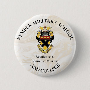 Custom Kemper Militärakademie und Uni Wiedersehen Button