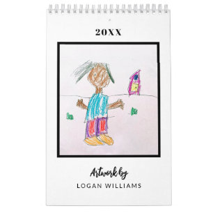 Custom Kids' Art Keepake Weihnachtsgeschenk Kalender