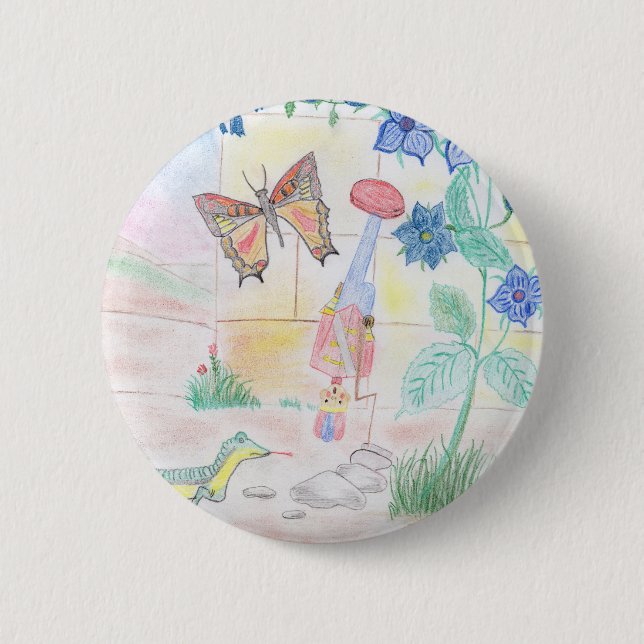 Custom Kids Artwork, Nutcracker Spielzeug, Schmett Button (Vorderseite)