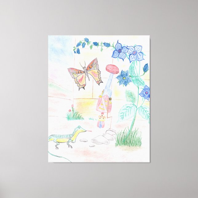 Custom Kids Artwork, Nutcracker Spielzeug, Schmett Leinwanddruck (Vorderseite)