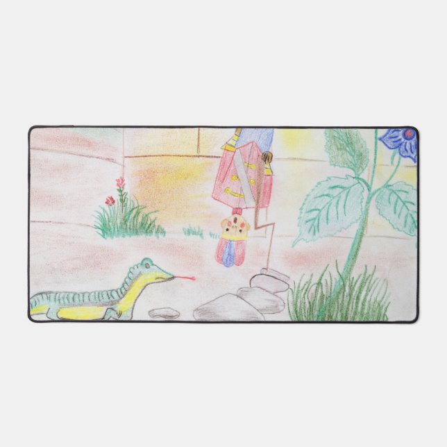 Custom Kids Artwork, Nutcracker Spielzeug, Schmett Schreibtischunterlage (Vorderseite)