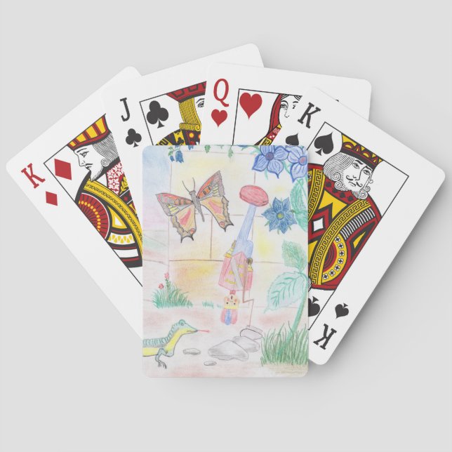 Custom Kids Artwork, Nutcracker Spielzeug, Schmett Spielkarten (Rückseite)