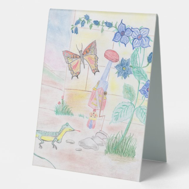 Custom Kids Artwork, Nutcracker Spielzeug, Schmett Tischaufsteller (Vorderseite)