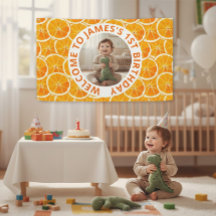 Custom Kids Birthday Banner with Photo