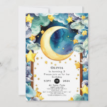 Custom Kids Moon Birthday