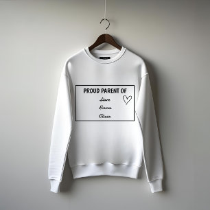 Custom Kids Name Sweatshirt - Stolzes Geschenk für