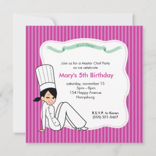 Custom Kids Party Einladung mit einzigartigem Artw