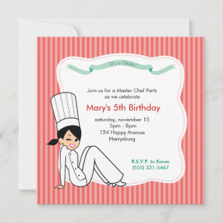 Custom Kids Party Einladung mit einzigartigem Artw