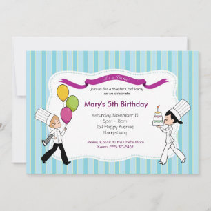 Custom Kids Party Einladung mit einzigartigem Artw