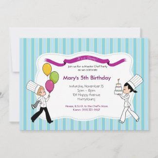 Custom Kids Party Einladung mit einzigartigem Artw