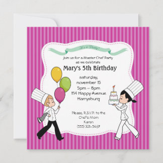 Custom Kids Party Einladung mit einzigartigem Artw