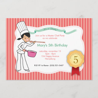 Custom Kids Party Einladung mit einzigartigem Artw